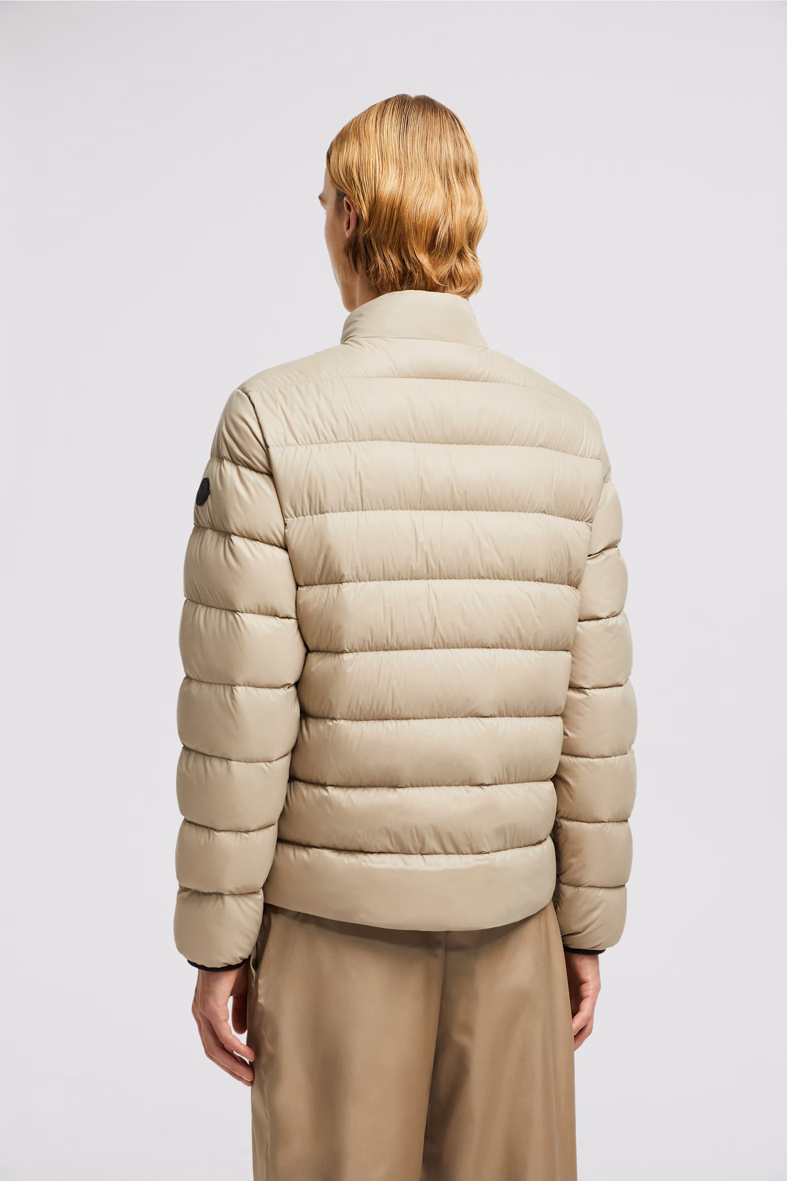 Charvin Short Down Jacket Men Beige Moncler 5